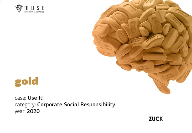 Zuck&Berg Wins Second Gold MUSE In The 2020 Competition!
