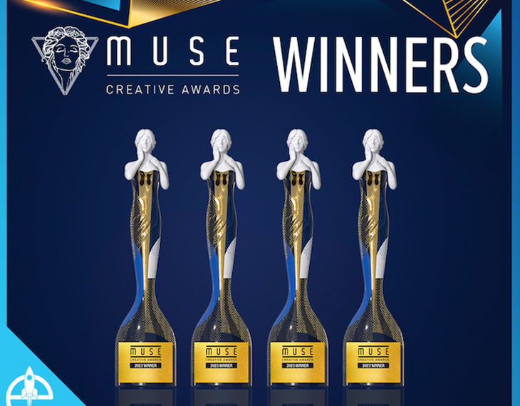 We are thrilled to announce that Elevate’s client work earned 4 Golds!