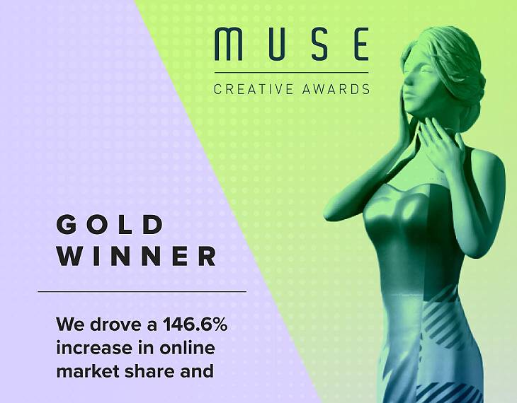 Terakeet Strikes Gold Again at the Muse Creative Awards!