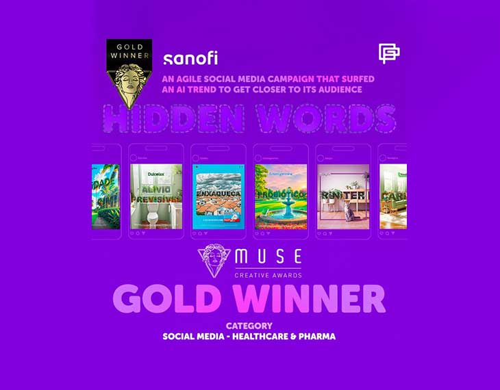 Sanofi is the Gold Winner at the 2024 MUSE Creative Awards!