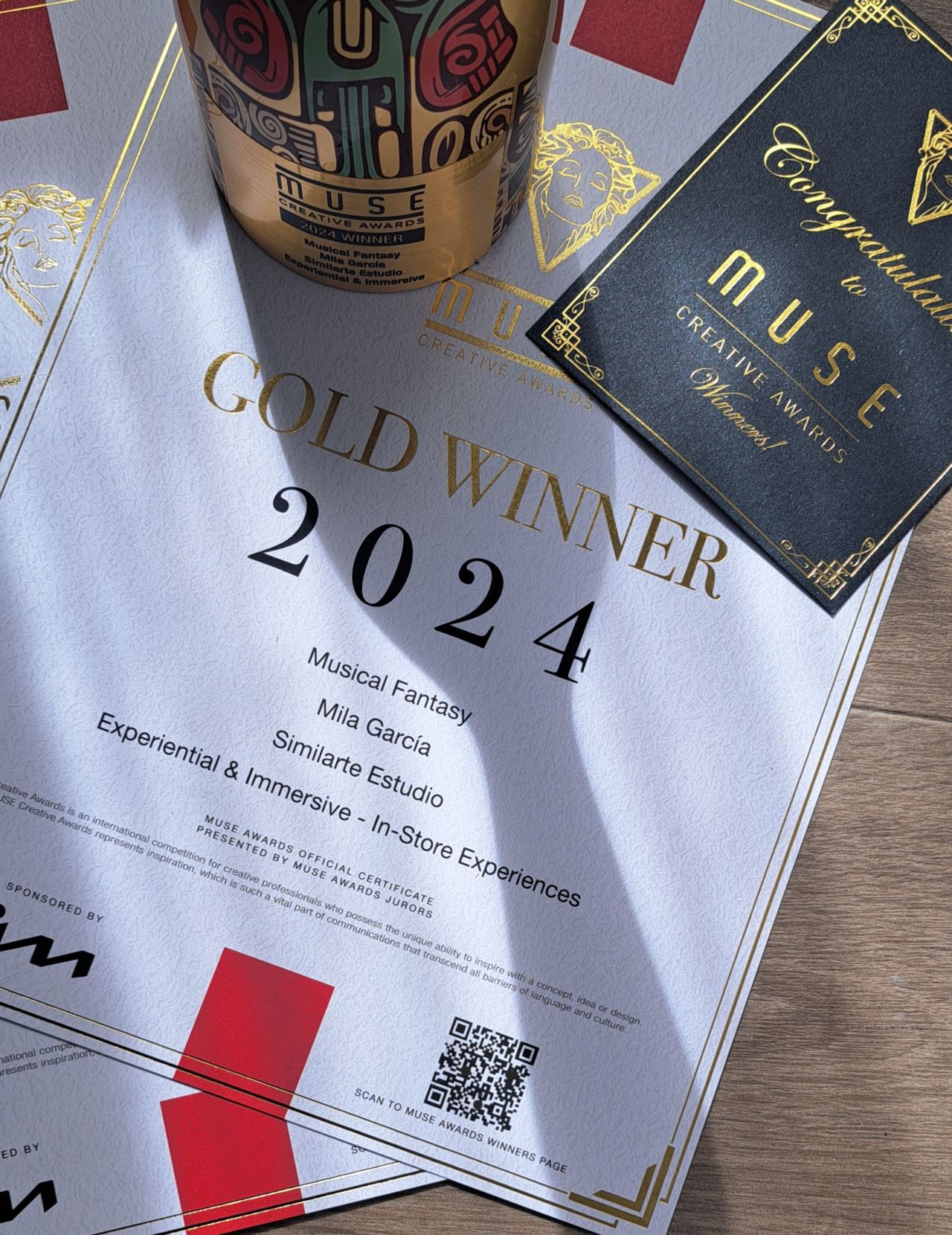 Similarte Estudio/ Mila García takes home TWO Gold at the 2024 MUSE Creative Awards! - MUSE Winner Gallery